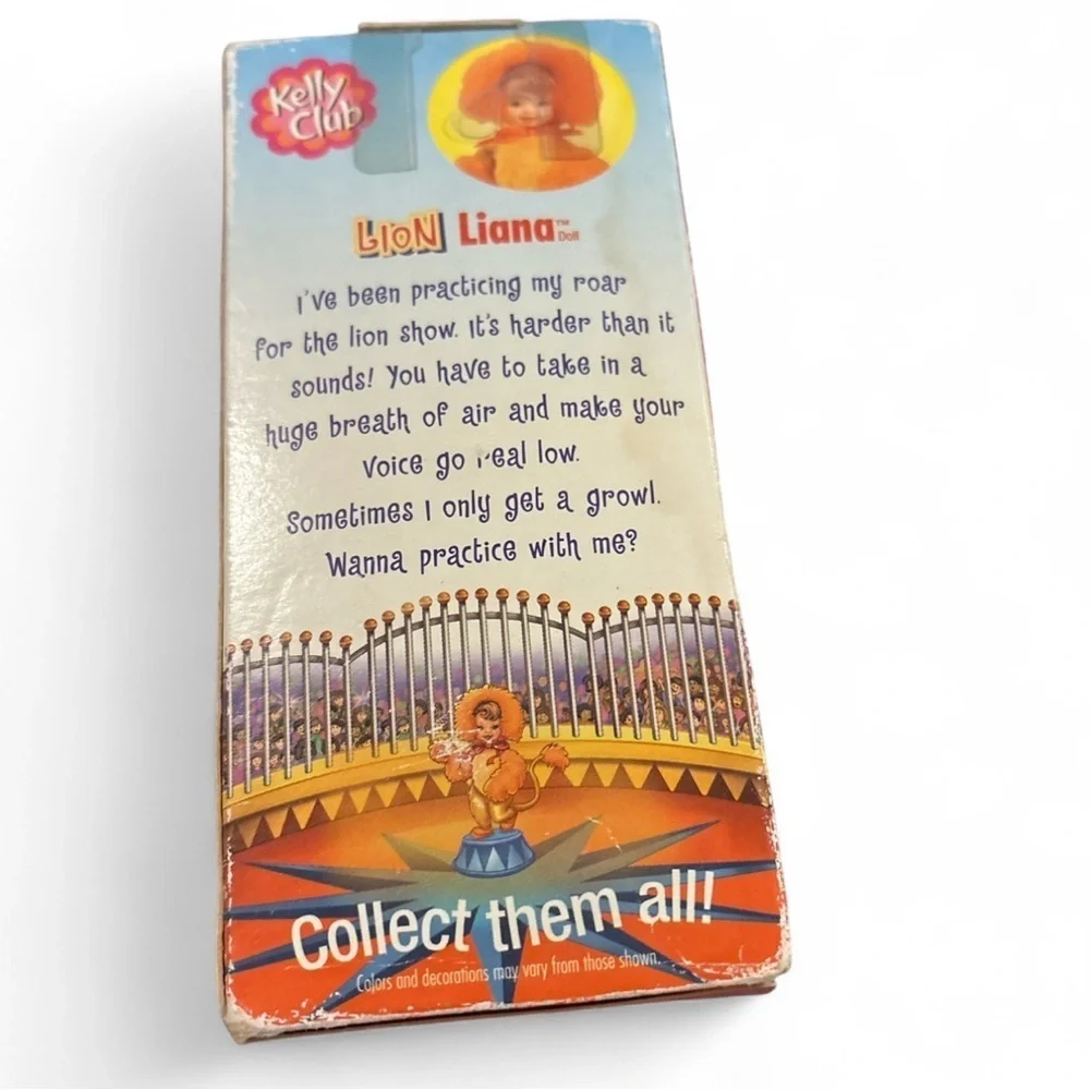 Mattel Kelly Club Lion Liana Doll 2000 - Yellow